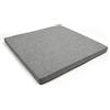 ARKETICOM Sitz, Pack 4 Cuscini per sedie Cucina Grigio Chiaro 35x35, Cuscini Quadrati Sfoderabili Made in Italy