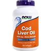 NOW FOODS Cod Liver Oil Extra Strength, 1000 mg 180 softg - olio fegato merluzzo