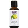 NOW FOODS Essential Lemon & Eucalyptus Oil Blend 30ml - olio limone ed eucalipto