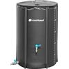 Cellfast Serbatoio dell'acqua piovana pieghevole, maneggevole, leggero, facile da montare, cerniera, alta qualità, capacità 250 l