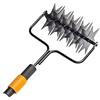 Fiskars Arieggiatore a stella, Testa di attrezzo, Larghezza: 17 cm, Acciaio, Nero/Arancione, QuikFit, 1000689
