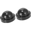 A ABSOPRO Coperchio Antipolvere Faro Auto 105mm Nero 2Pz Gomma | Per Fari LED, HID, Proiettori, Dimensione 6.3x11.2cm, Adatto Per Sostituzione, Impermeabile