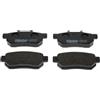 FERODO Kit pastiglie freni Posteriore non predisposto per visualizzazione avviso usura senza accessori FDB778 Compatibilità con HONDA CIVIC VI Hatchback EJ, EK Jazz II Hatchback GD, GE3, GE2