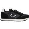 SUN68 Scarpe da Uomo Tom Solid in nylon e suede nero Z44101