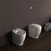 Domus Falerii Sanitari per bagni piccoli Filo parete Ceramica Domus Falerii Mascalzone sedile Chiusura tradizionale