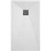 DocciaGo Piatto doccia in marmoresina Plus 100x120cm bianco granito