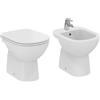 Ceramica Dolomite Sanitari a terra distanziati da parete Dolomite Gemma 2 WC + sedile tradizionale e Bidet