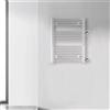Lazzarini Termoarredo idraulico modello Bolzano Reno 803x500 dritto con attacchi laterali 40/500 - Bianco