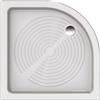 Ceramica Azzurra Piatto doccia semicircolare in ceramica Galileo 90x90cm Made in Italy PILETTA NON INCLUSA