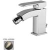 Paffoni Miscelatore Bidet senza piletta Paffoni serie Level - Steel looking