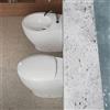 Domus Falerii Sanitari per bagni piccoli Filo Muro Moderni Ceramica - Domus Falerii Mascalzone sedile SoftClose