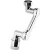 Rubiflux Prolunga aeratore orientabile per rubinetti M22/M24 in ABS RubiFlux - cromato