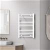 CSRadiators Termoarredo scaldasalviette da bagno idraulico 840x500 mm interasse 450 mm in acciaio Verniciato Bianco
