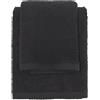 Bathcore Set asciugamani viso e ospite in cotone BathCore serie Prisma - Nero
