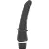 VIBRATORE REALISTICO CURVO "CLASSIC SMOOTH" NERO - 21 CM