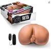 Blush X5 Rita - Masturbatore anale e vagina a grandezza naturale - 15,6 libbre - Vibratore telecomandato per orgasmi intensi