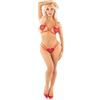 Leg Avenue Completino Sexy Heart And Pearl Rosso [Extra Sconto 5% per i Registrati]