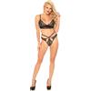 Leg Avenue Completino Sexy Sweetheart Bralette Nero [Extra Sconto 5% per i Registrati]
