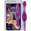 DILDO IN JELLY A DOPPIA PUNTA "GALAXIA LAVENDER"