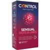 Control PROFILATTICI CONTROL "SENSUAL DOTS & LINES" - 12 PEZZI