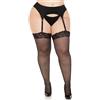 Leg Avenue Calze Sexy Backseam Plus Size Nero [Extra 5% PER I CLIENTI REGISTRATI]