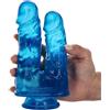 TOYZ4LOVERS Dildo Doppio Jelly Caino e Abele 17,5 cm [Extra Sconto 5% per i Registrati]