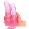 TOYZ4LOVERS Dildo Doppio Jelly Romolo e Remo 20,5 cm [Extra Sconto 5% per i Registrati]