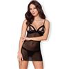 OBSESSIVE Baby Doll e Perizoma Sexy Spicy Nero [Extra 5% PER I CLIENTI REGISTRATI]