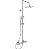 Ideal Standard - Ceratherm T25, Kit doccia con miscelatore termostatico, Set colonna doccia completo, Cromato