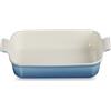 Le Creuset Pirofila rettangolare Tradition in gres vetrificato, 32 cm, 4 L, Chambray, 71102324340001