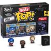Funko Bitty Pop! Marvel - Captain America 4PK - Captain America (holding Shield), Nick Fury, Thor E una Mini Figura Misteriosa a Sorpresa - 0.9 Inch (2.2 Cm) - Marvel Comics - Fumetti Marvel