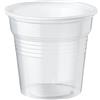 Palucart 1000 Bicchierini Caffe Plastica Bicchiere di Colore Trasparente 80cc bicchieri Bar macchinetta del caffè