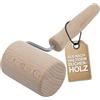Westmark Mattarello a rullo per pasta, Cilindrico, Per teglie squadrate, Legno di faggio, ø 5,4 cm, Legno, Woody, Marrone chiaro, 30042270