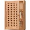 Zeller 13876 Cassetta Portachiavi, Bambú, Beige, 19x6x27 cm