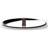 Alessi edo | PU200/24 - Coperchio in Acciaio Inox, Pomolo in Acciaio Inox con Rivestimento in PVD, Marrone