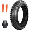 ZUKKA 1 pneumatico per e-bike heavy duty da 20 pollici, guaina 20 x 4,0, 102-406, pneumatico pieghevole per fat bike per e-bike/mountain bike da neve