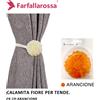 Farfallarossa Calamita Per Tenda 1 PZ Decorazione Fiori - Art. FK-19 Arancione