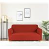 Farfallarossa Waterproof - Copridivano Elasticizzato con Braccioli Arancione / 2 Posti(130-170CM)
