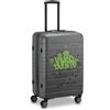 RONCATO DC COMICS Valigia Trolley Medio | 4 Ruote 67x44x27 cm | Rigida con Chiusura TSA - Joker