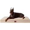 EHEYCIGA Cuccia Cane Interno Taglia Grande XXL, (120L x 74W cm) Ortopedica Cuscino per Cani, Cuscino Cane Sfoderabile e Lavabile, Ortopedico Lettino per Cani, Orthopedic Dog Bed, Cachi