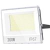 YIQIBRO Faretto LED da Esterno 200W, 20000LM Luminoso Faro Faretti a LED da Esterno IP67 Impermeabile 7000K Luce Fredda Fari per Esterni Giardino, Capannone(1 Pezzi)