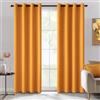 MIULEE Tende Oscuranti per Interni 2 Pezzi, Tenda Giallo Senape Moderna per Soggiorno, Tenda Oscurante Finestra Camera da Letto Salotto, Tende Termiche Isolanti per Interni con Anelli, 2x 140x225 CM