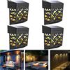 Miavogo Lampada solare da parete per esterni,4 pezzi,luci solari decorative, impermeabili,IP54,luce bianca calda,per esterni,per giardino,terrazza,porta di casa,scale,garage,balcone,sentieri