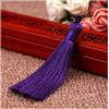 SHTGOI 10 pezzi, 8 cm, nappe fatte a mano, ciondolo con frange con cordoncino in seta di ghiaccio, passanti per segnalibri, nappe per gioielli, souvenir, abbigliamento fai da te, accessori per