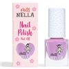 Miss Nella BUBBLE GUM - Smalto speciale lilla per bambini, con formula peel-off, a base d'acqua, non tossico e inodore, sicuro per bambini