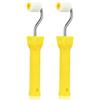 Abvsdu 2 mini rulli di vernice in schiuma per ritoccare bordi o angoli extra piccoli pennelli di lana piccoli strumento per pittura professionale risultati di pittura rullo da 2,5 cm