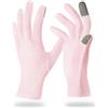 BUTBU 5 Paia Guanti Idratanti, Cotone Guanti Touch Screen a 360°, Guanti Idratanti Durante il Sonno, Guanti Per Trattamento Spa Per La Riparazione Di Pelle Ruvvida Screpolata E Screpolata