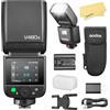 Godox V480N TTL Flash per Nikon Speedlite Light,2.4G HSS 1/8000s, Batteria Agli Ioni di Litio da 7.2V/2200mAh, Empo di Riciclo di 1.7s,650 Flash a Piena Potenza,Lampada di Modellazione LED 10 Livelli