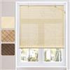 WOLTU Tenda a Rullo in Bambù, Protezione Solare, Protezione della Privacy, Oscurante da Interno a Rullo per Finestra/Porta, Filtro della Luce e Tenda di Ventilazione, Naturale, 140x160 cm