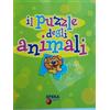 Il puzzle degli animali sfera box 4 libri gioco bambini tigre zebra pinguino 802